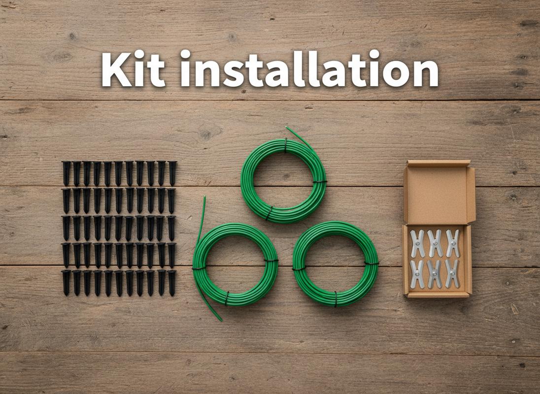 Accessoires et kit d'installation pour robot tondeuse Parkside