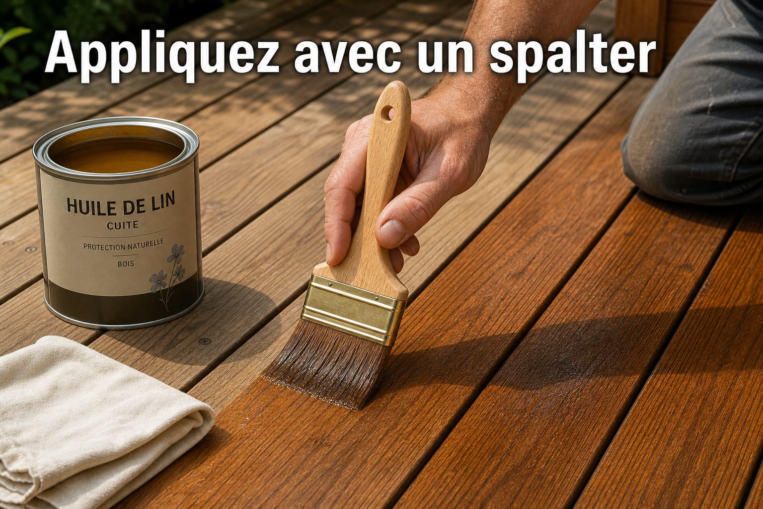 Personne appliquant de l