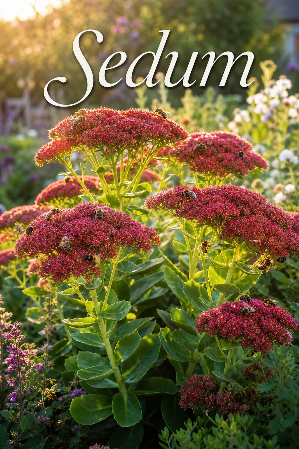 Bordure de sedums